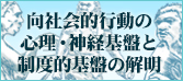 基盤研究(S)向社会的行動の心理・神経基盤と制度的基盤の解明